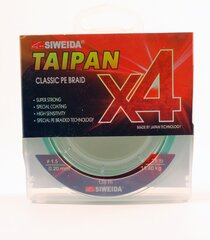 Шнур рыболовный SWD Taipan Classic PE X4 0.20мм 135м 11.40кг светло-зеленый цена и информация | Лески | pigu.lt