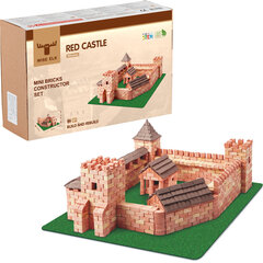 Mažų plytų konstruktorius Wise Elk Red Castle, 1800 d. kaina ir informacija | Konstruktoriai ir kaladėlės | pigu.lt
