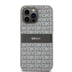 DKNY Leather Repeat Pattern Tonal Stripe Case kaina ir informacija | Telefono dėklai | pigu.lt