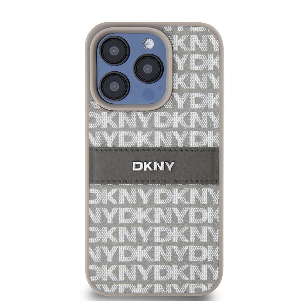 DKNY Leather Repeat Pattern Tonal Stripe Case kaina ir informacija | Telefono dėklai | pigu.lt