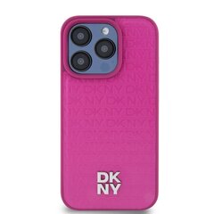 DKNY Leather Stack Logo Mag Case kaina ir informacija | Telefono dėklai | pigu.lt