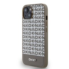 DKNY Leather Repeat Pattern Mag Case цена и информация | Чехлы для телефонов | pigu.lt