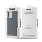 DKNY Liquid Silicone Silver Metal Logo Mag Case kaina ir informacija | Telefono dėklai | pigu.lt