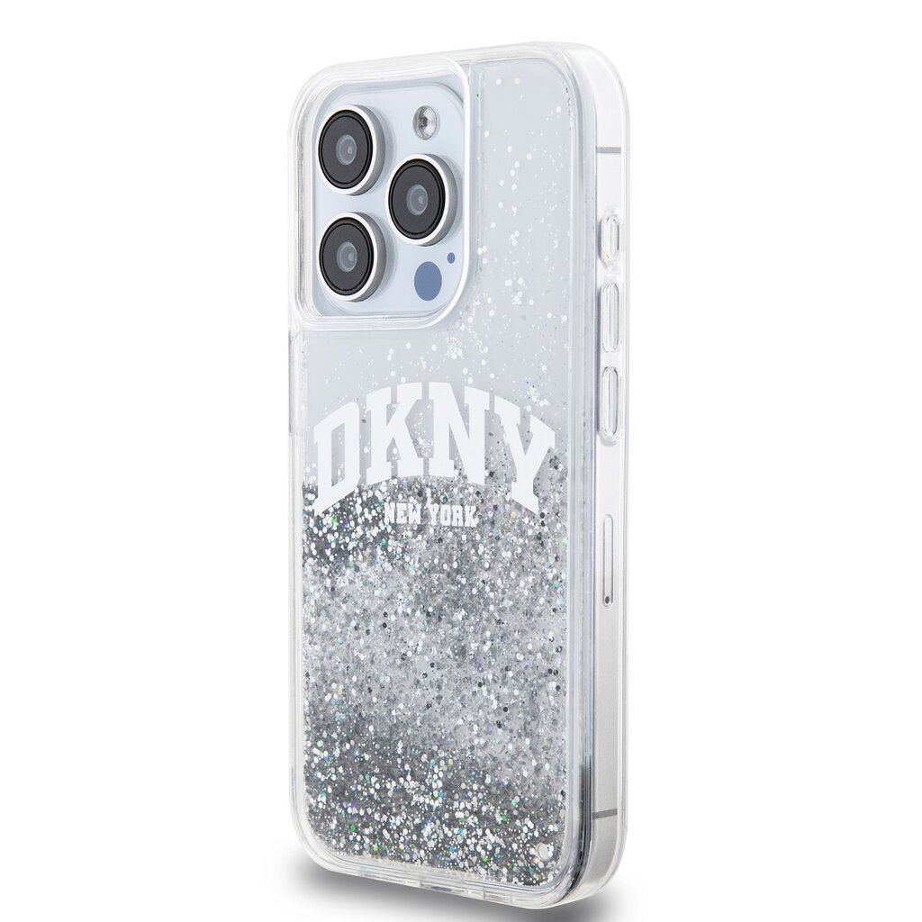 DKNY Liquid Glitter Arch Logo Case kaina ir informacija | Telefono dėklai | pigu.lt