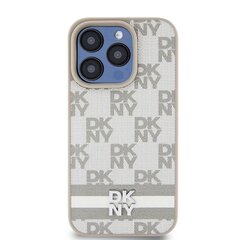 DKNY Leather Checkered Case kaina ir informacija | Telefono dėklai | pigu.lt