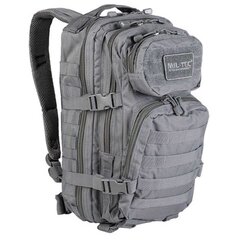 Mil-Tec Small Assault Pack 20 Grey Taktinė karinė išgyvenimo kuprinė kaina ir informacija | Turistinės ir kelioninės kuprinės | pigu.lt