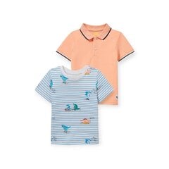 Marškinėliai berniukams C&A, įvairių spalvų, 2 vnt. цена и информация | Рубашки для мальчиков | pigu.lt