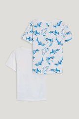 Marškinėliai berniukams C&A, įvairių spalvų, 2 vnt. цена и информация | Рубашки для мальчиков | pigu.lt