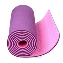 Коврик для йоги Sportera, фиолетовый, 6мм цена и информация | Sportera Спорт, досуг, туризм | pigu.lt