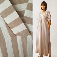 Платье-кафтан женское Saint-Tropez бренда Kallista, сине-белое в полоску цена и информация | Платья | pigu.lt