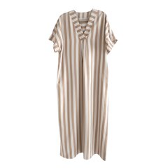 Платье-кафтан женское Kallista Saint-Tropez, песочного цвета цена и информация | Платья | pigu.lt