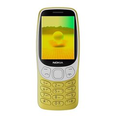 Nokia 3210 4G (2024) Dual SIM 64/128GB Yellow (TA-1618) kaina ir informacija | Mobilieji telefonai | pigu.lt