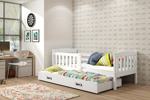 Vaikiška lova be čiužinio BMS13BB, 80x190 cm, balta kaina ir informacija | Vaikiškos lovos | pigu.lt