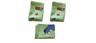 Детское постельное белье Винни-Пух зеленое 2 части, 90x120 цена и информация | Детское постельное бельё | pigu.lt