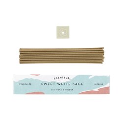 Japoniški smilkalai Nippon Kodo Scentsual Sweet White Sage, 30 lazdelių kaina ir informacija | Namų kvapai | pigu.lt