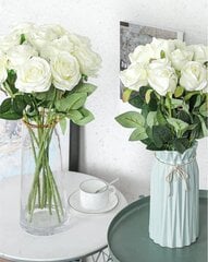 Dirbtinės rožės Electronics LV-24, 10 vnt. kaina ir informacija | Dirbtinės gėlės | pigu.lt