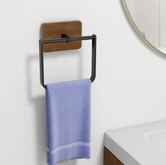 Держатель для полотенца, Electronics LV-26, черный, 1 шт. цена и информация | Аксессуары для ванной комнаты | pigu.lt