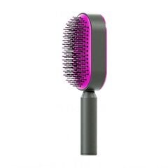 Plaukų šepetys su išsivalymo funkcija Luxtida, 1 vnt, rožinis цена и информация | Расчески, щетки для волос, ножницы | pigu.lt