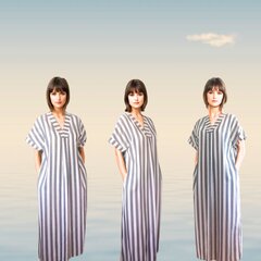 Платье-кафтан женское Monaco от Kallista, сине-белое в полоску цена и информация | Платья | pigu.lt