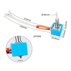 Rinkinys 3D Spausdintuvui 3DPLady Hotend kaina ir informacija | Išmanioji technika ir priedai | pigu.lt