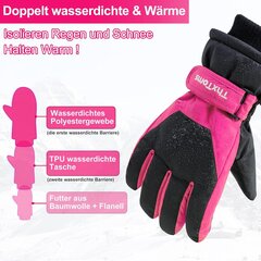 Детские лыжные перчатки, розовые цена и информация | Аксессуары для детей | pigu.lt