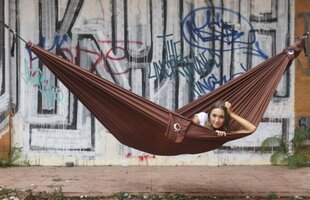 Hamakas Ticket To The Moon Compact Hammock Chocolate kaina ir informacija | Hamakai | pigu.lt