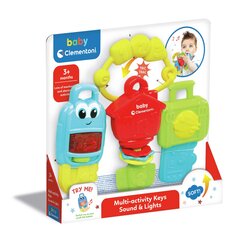 Žaisliniai rakteliai su garsais ir šviesomis Clementoni Baby kaina ir informacija | Žaislai kūdikiams | pigu.lt