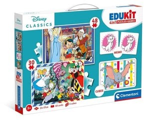 Игровой набор Clementoni Edukit 4в1 Disney Classic, 18290 цена и информация | Развивающие игрушки | pigu.lt