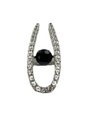 Stella jewelry rodio sidabro pakabukas moterims su sintetiniais akmenimis, 0P01887B kaina ir informacija | Kaklo papuošalai | pigu.lt