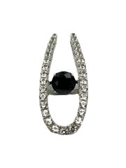 Stella jewelry серебряный кулон для женщин с родием и синтетическими камнями, 0P01887B цена и информация | Украшения на шею | pigu.lt