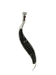 Stella jewelry серебряный кулон для женщин с родием и синтетическими камнями, MP10114B цена и информация | Украшения на шею | pigu.lt