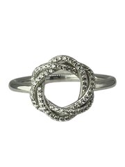 Stella jewelry rodžiu dengtas sidabrinis žiedas moterims su sintetiniais akmenimis, 0L02026B kaina ir informacija | Žiedai | pigu.lt