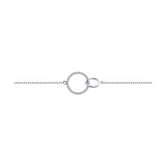 Stella jewelry браслет из серебра для женщин с родием с синтетическими камнями, 94050976-91 цена и информация | Женский браслет | pigu.lt
