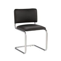 Lankytojų kėdė, juoda kaina ir informacija | Biuro kėdės | pigu.lt