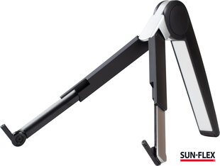 Nešiojamojo kompiuterio stovas SUN-FLEX®GRAVITY STAND, metalinis, juodos/sidabrinės spalvos kaina ir informacija | Kompiuterių aušinimo ir kiti priedai | pigu.lt