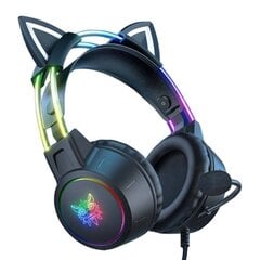 ONIKUMA X15 PRO Gaming headset Cat (Black) цена и информация | Наушники | pigu.lt
