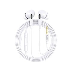 Earphones Remax RM-533, 3.5 mini jack, 1.2m (white) цена и информация | Наушники | pigu.lt