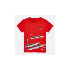 Marškinėliai berniukams Mayoral, raudoni цена и информация | Рубашки для мальчиков | pigu.lt