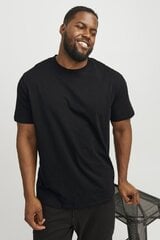 Marškinėliai vyrams Jack & Jones 12250623BLACK, juodi цена и информация | Мужские футболки | pigu.lt