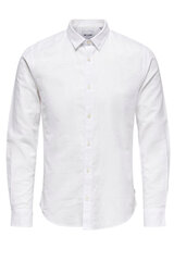 Рубашка Only &amp; Sons 22012321WHITE-M цена и информация | Мужские рубашки | pigu.lt