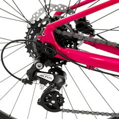 Moteriškas kalnų dviratis Rock Machine Catherine 40-27 (III), rožinis kaina ir informacija | Dviračiai | pigu.lt