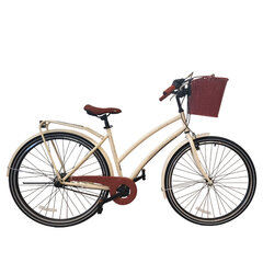 Miesto dviratis Bisan 28" Serenity (PR10010419) 19, smėlio spalvos/sidabrinis цена и информация | Велосипеды | pigu.lt