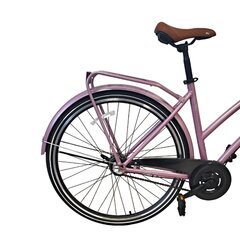Miesto dviratis Bisan 28" Serenity (PR10010419) 19, rožinis/sidabrinis цена и информация | Велосипеды | pigu.lt