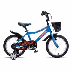 Vaikiškas dviratis GoKidy 16" Versus (VER.1603), mėlynas/oranžinis цена и информация | Велосипеды | pigu.lt