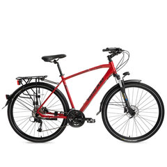 Turistinis dviratis Bisan 28" TRX8500 (PR10010353) 22, raudonas/juodas kaina ir informacija | Dviračiai | pigu.lt