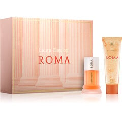 Rinkinys Laura Biagiotti Roma moterims: tualetinis vanduo EDT, 50 ml + kūno losjonas, 50 ml цена и информация | Женские духи | pigu.lt