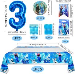 Украшения на день рождение Frozen, 82 шт. цена и информация | Праздничные декорации | pigu.lt
