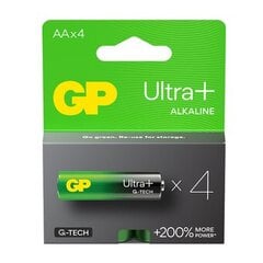 GP LR6 AA Ultra+ (G-TECH) baterijos 4 vnt. kaina ir informacija | Elementai | pigu.lt