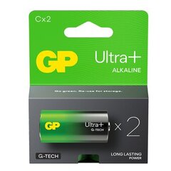 GP LR14 Ultra+ (G-TECH) baterijos 2 vnt. kaina ir informacija | Elementai | pigu.lt