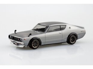 Surenkama mašina Aoshima The Snap Kit Nissan C110 Skyline GT-R Custom Silver цена и информация | Конструкторы и кубики | pigu.lt